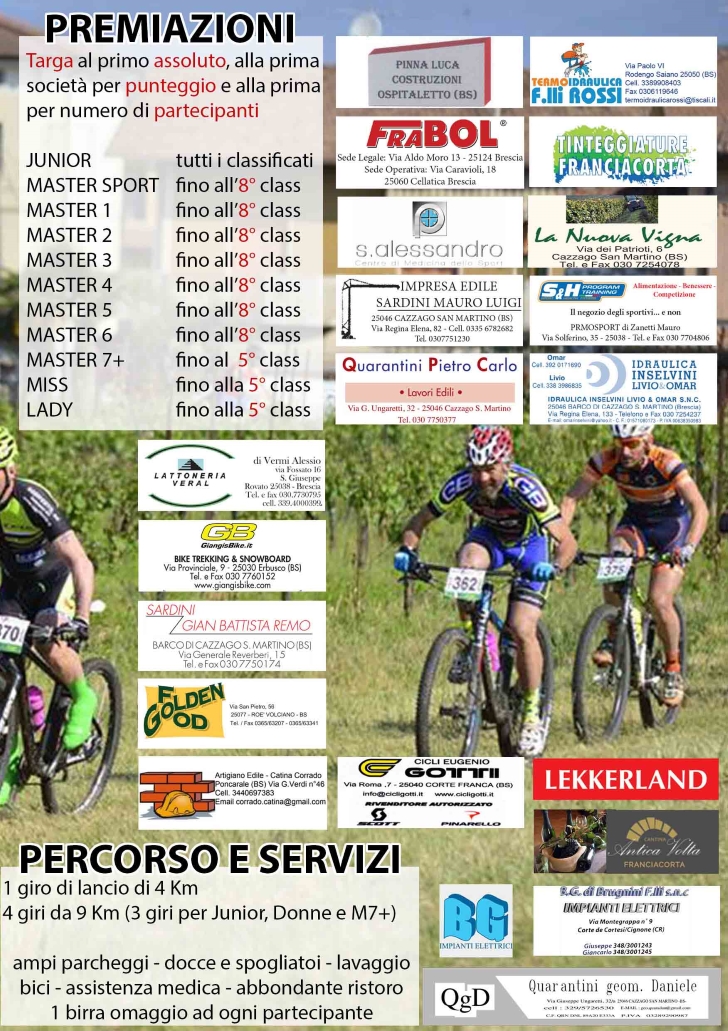 Trofeo el
rocol franciacorta oglio cup