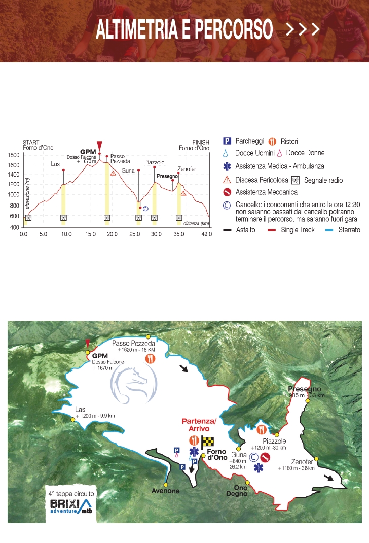Sunset Bike Pertica Bassa Brixia Adventure MTB