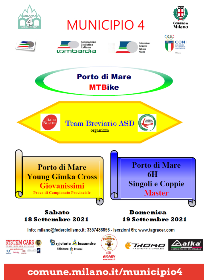 6H porto di mare milano mtb
