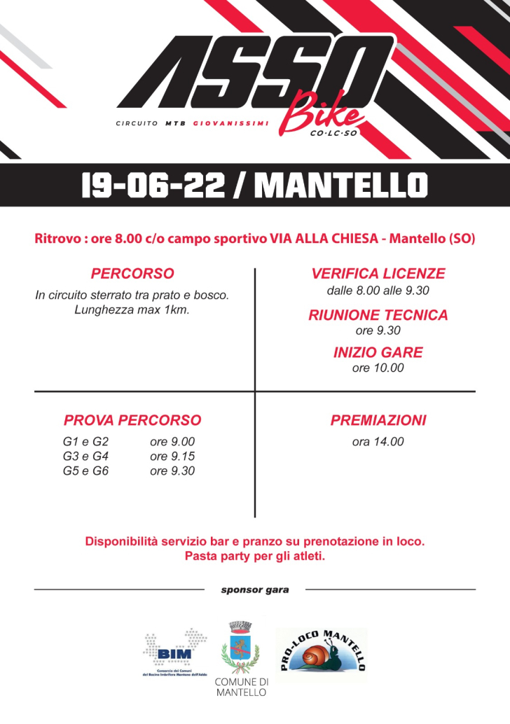 assobike mantello valtellina mtb giovanissimi