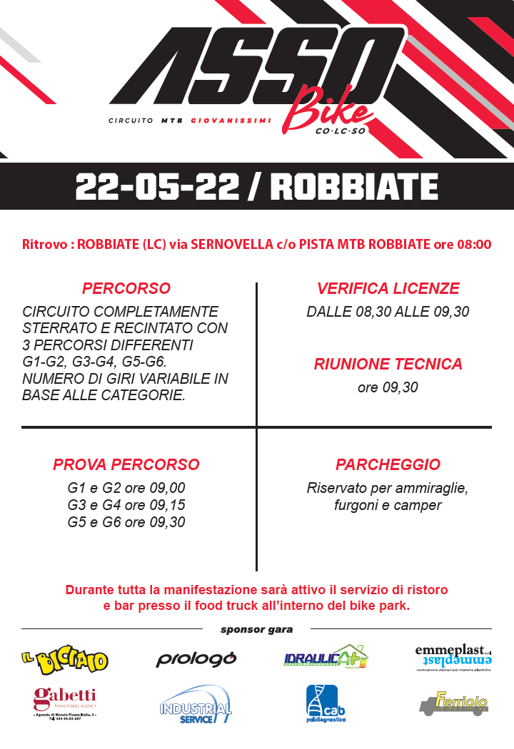 assobike robbiate alba orobia bike mtb giovanissimi