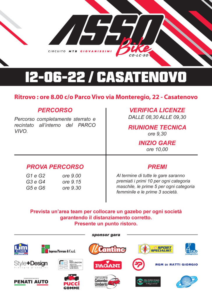 assobike casatenovo trofeo parco vivo