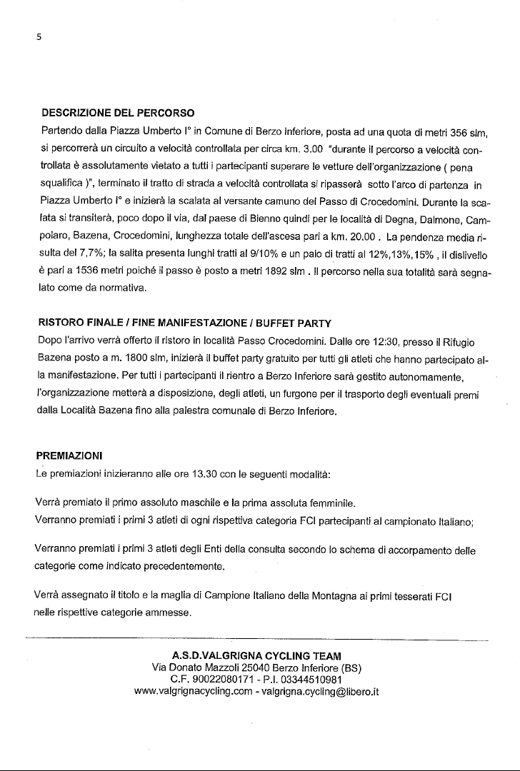 gpm camuno campionato italiano fci della montagna trofeo madonna pellegrina