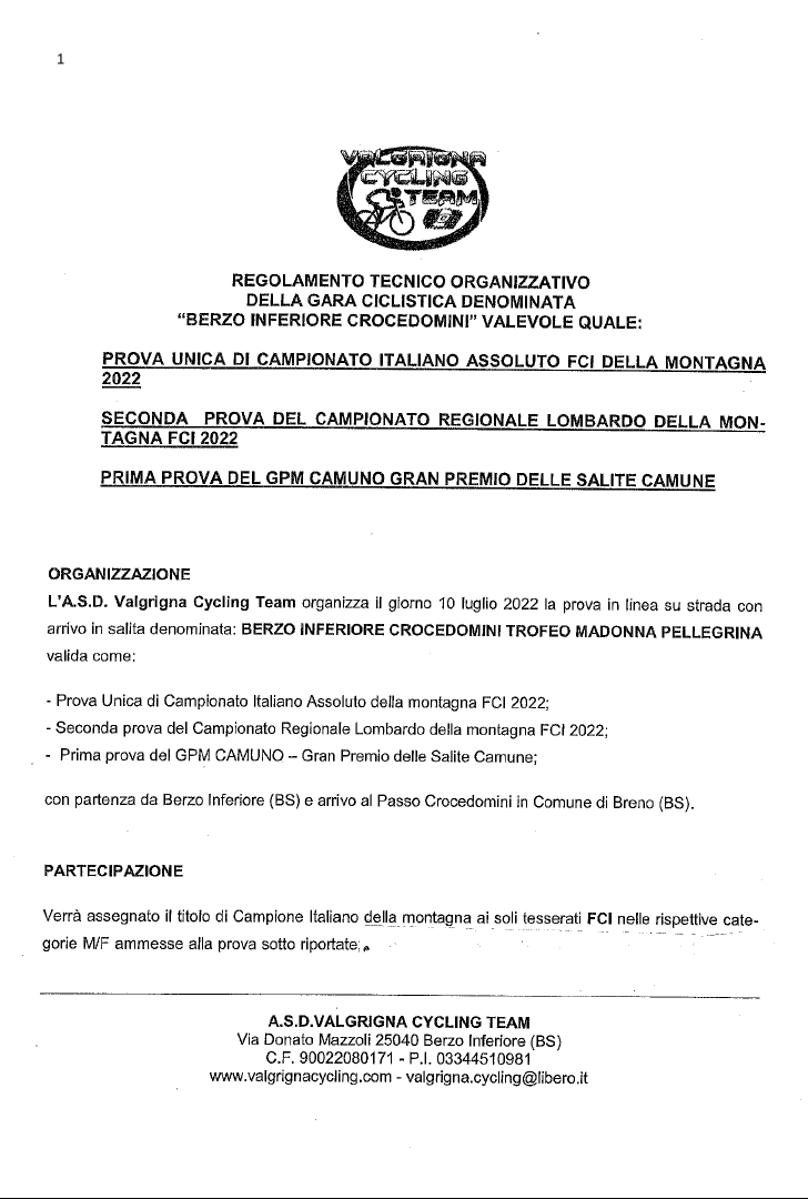 gpm camuno campionato italiano fci della montagna trofeo madonna pellegrina