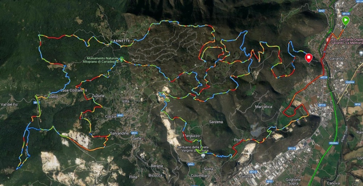altimetria via del marmo tempoperso campionato italiano marathon csi