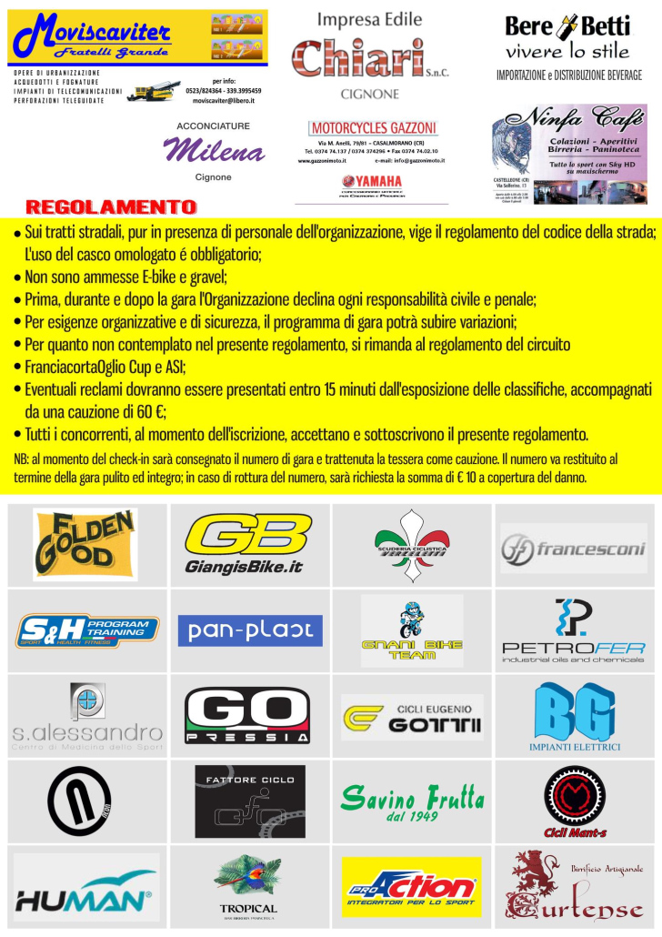 franciacorta oglio cup parco oglio nord classic