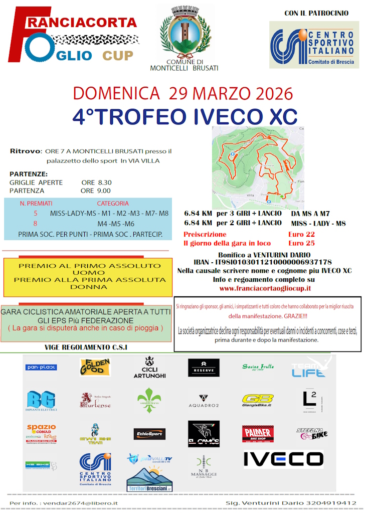 franciacorta oglio cup monticelli brusati iveco xc