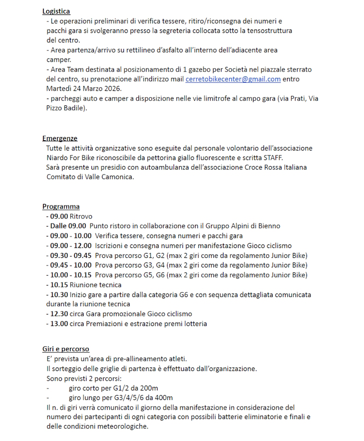 junior bike brescia